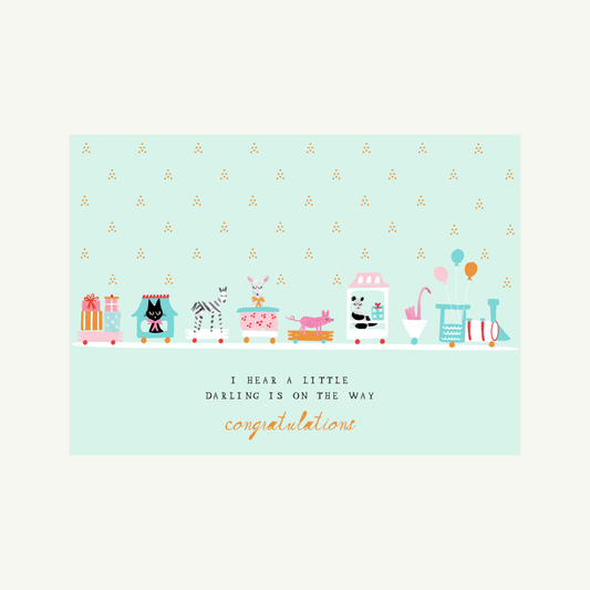 Choo Choo Train - Greeting Card