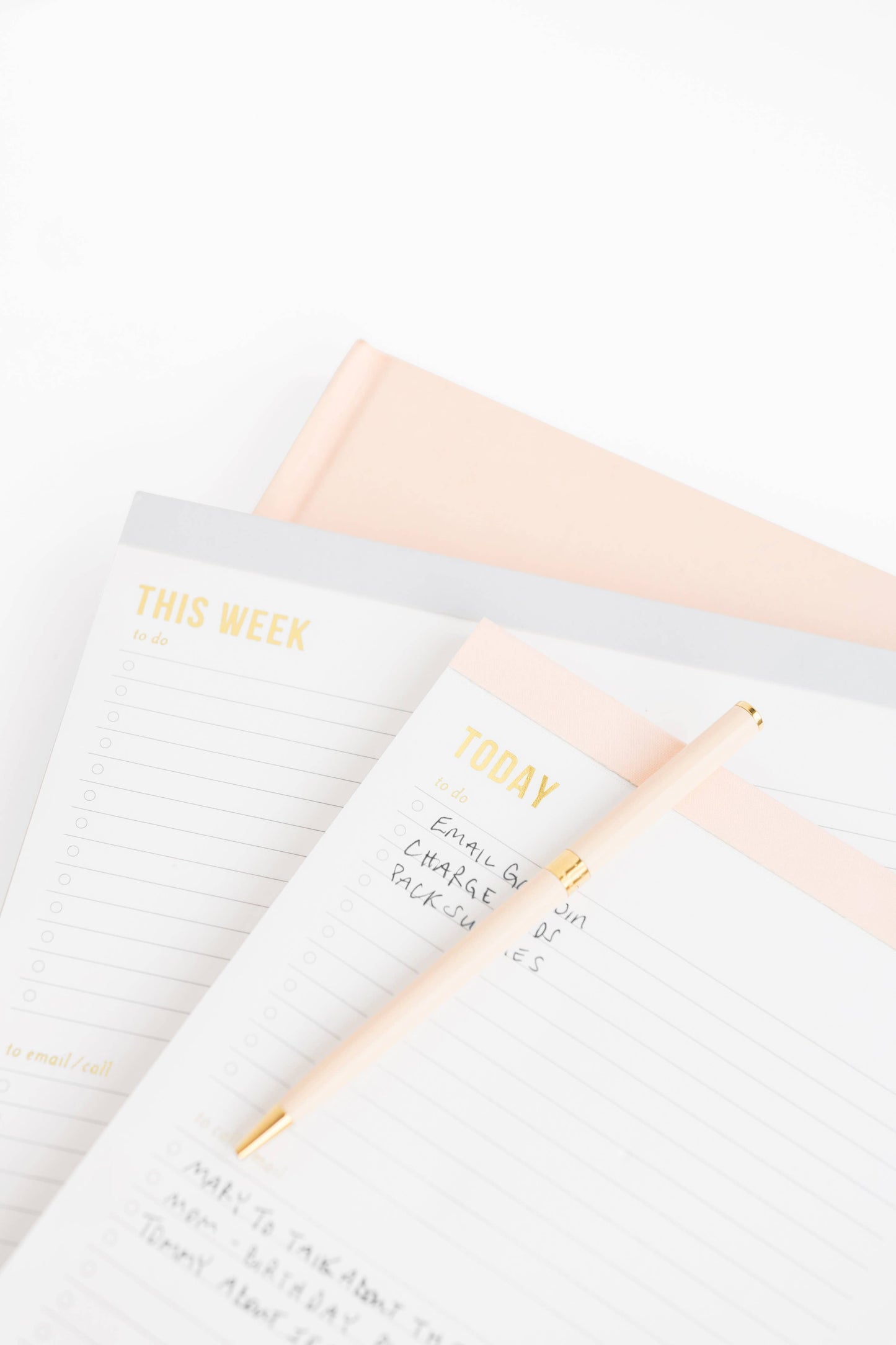 Today Planning Notepad, Pink |