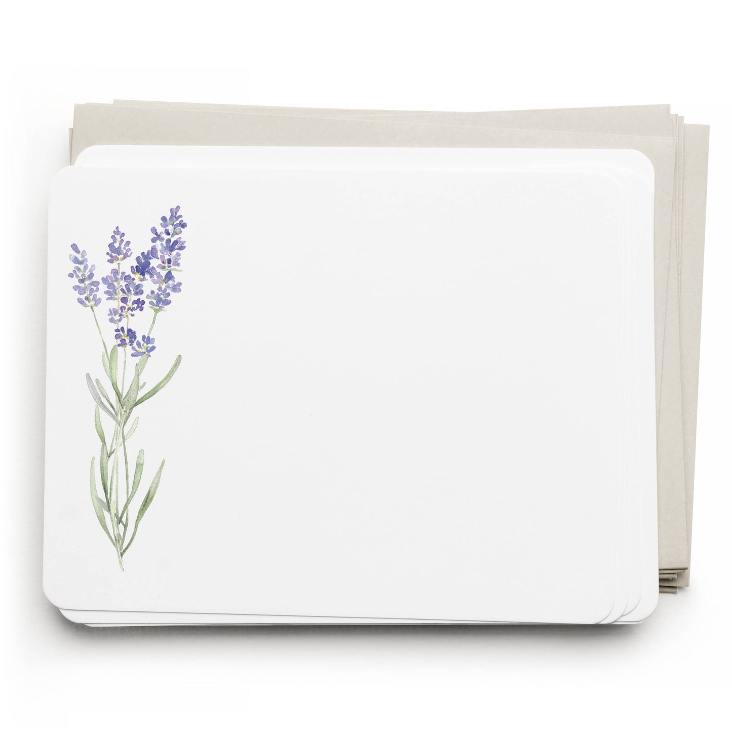 Lavender Flat Notes | Boxed Notecards Stationery