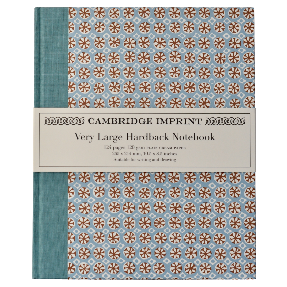 Sea Urchin Sky and Cocoa Very Large Hardback Notebook