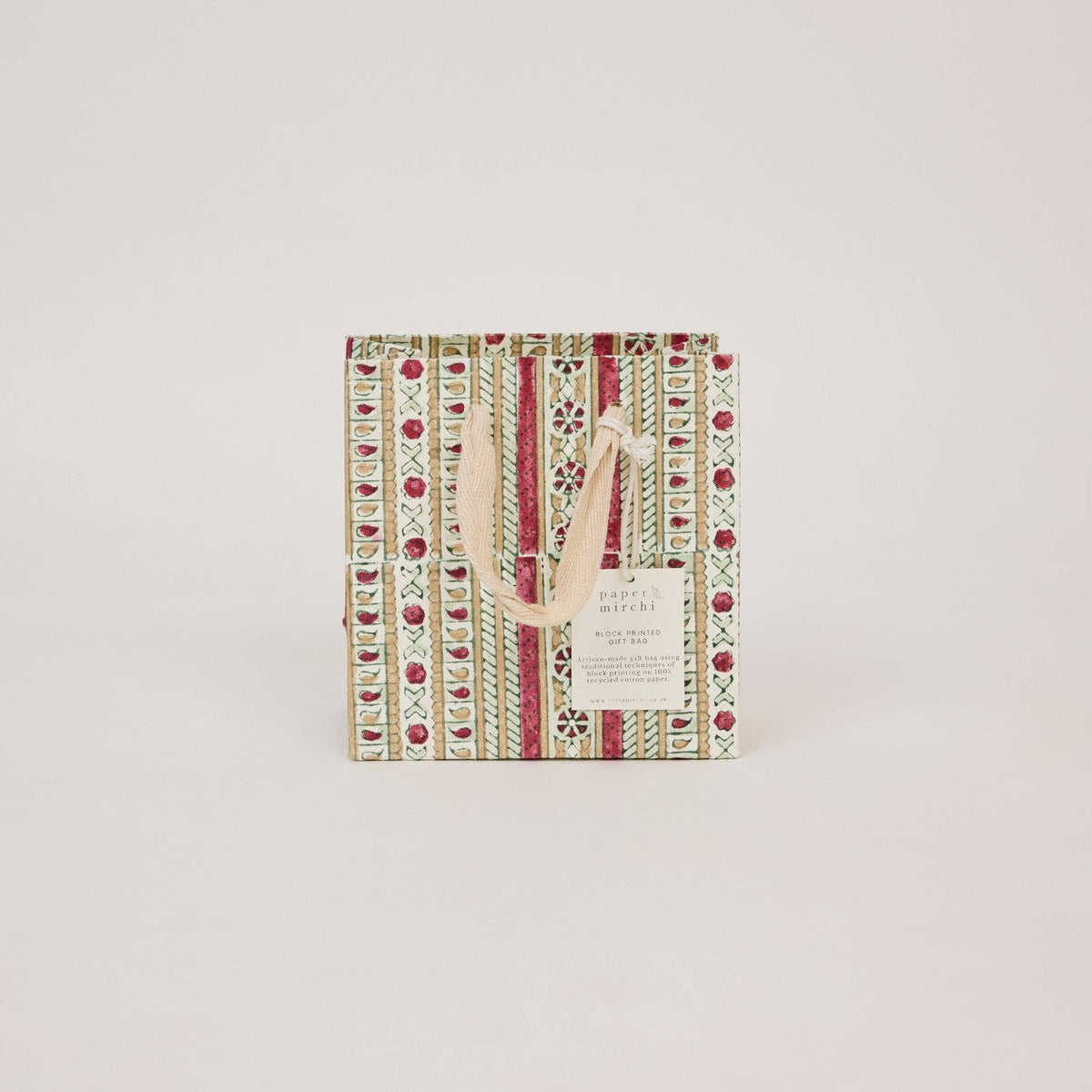 Traditional Christmas Gift Bags - Small