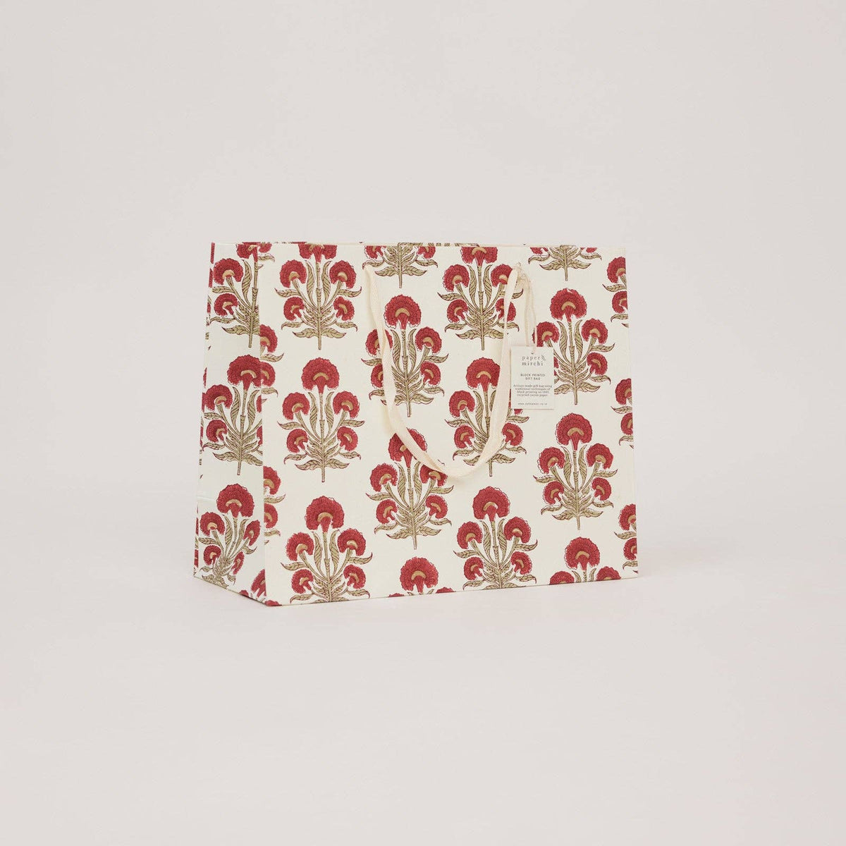 Winter Red Gift Bags - Large