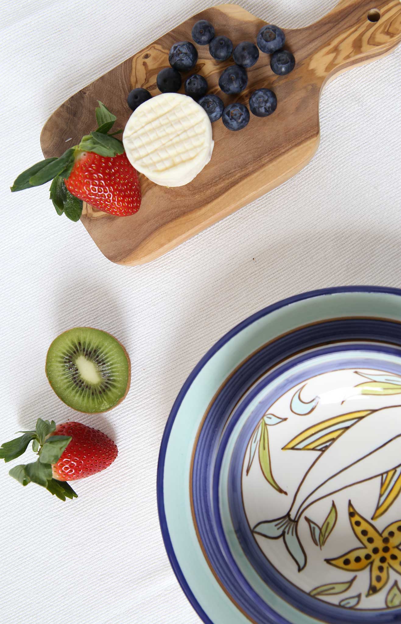 Olive Wood Rustic Small cutting Board 8"