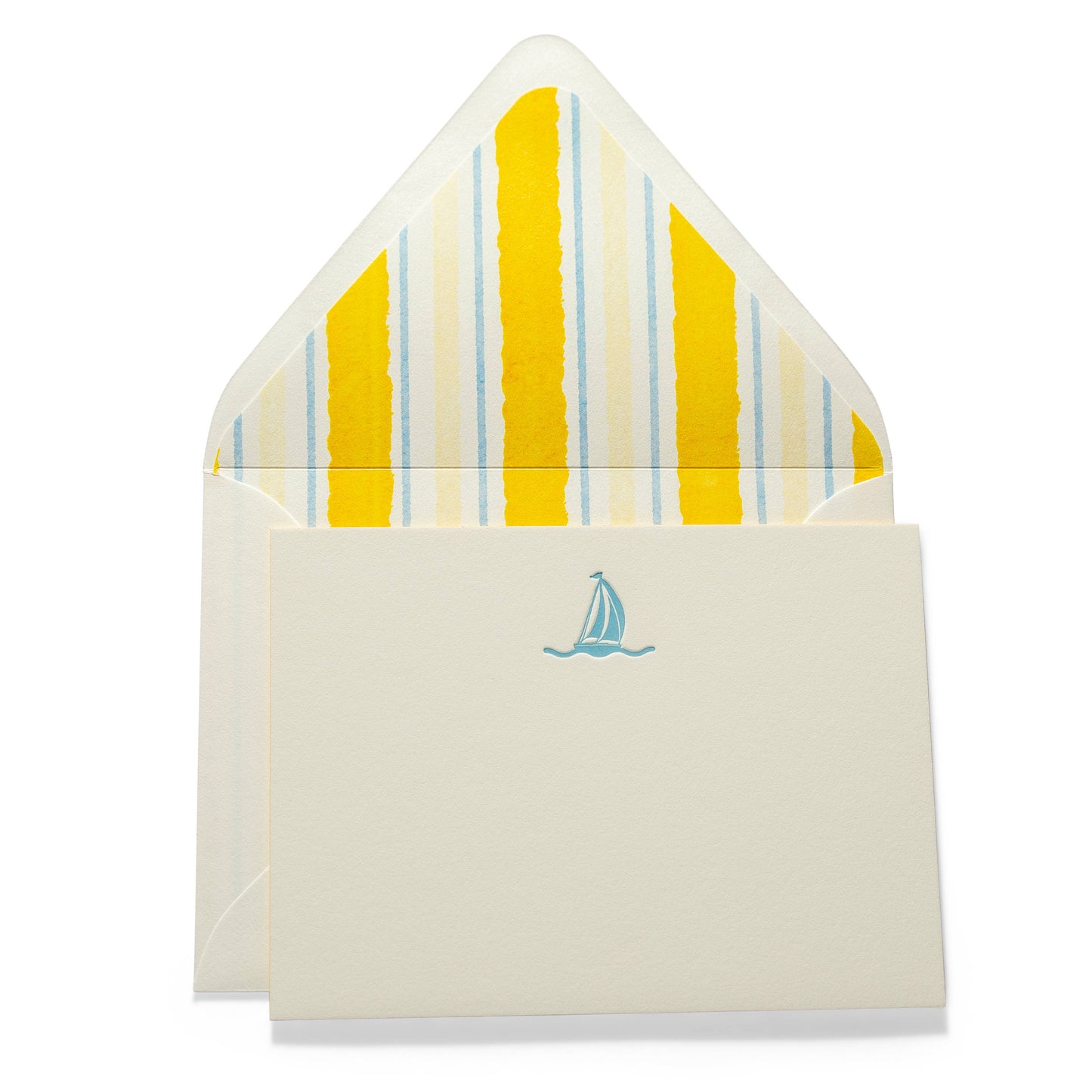 Sailboat | Fancy Pants Letterpress Flat Notecards