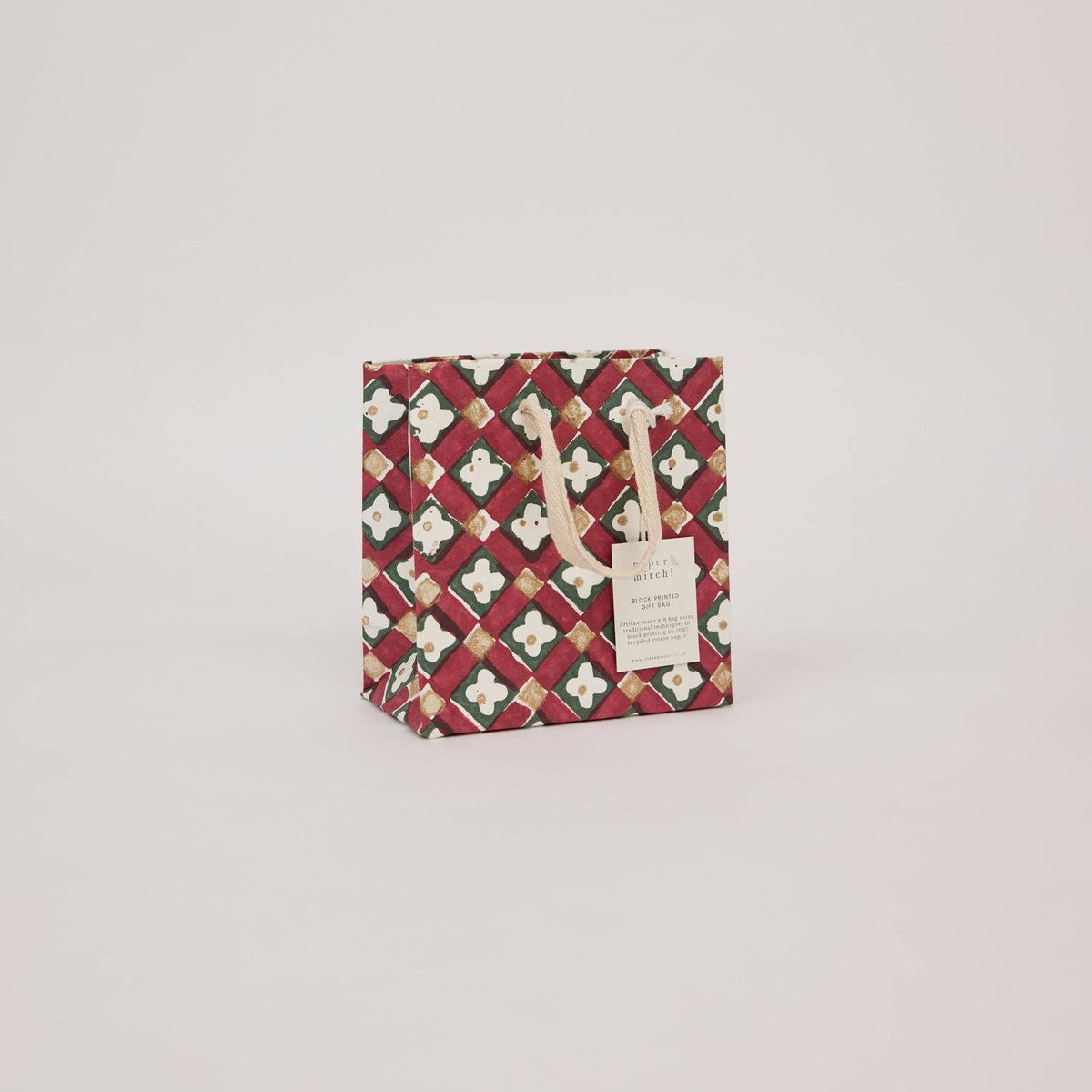 Traditional Christmas Gift Bags - Small