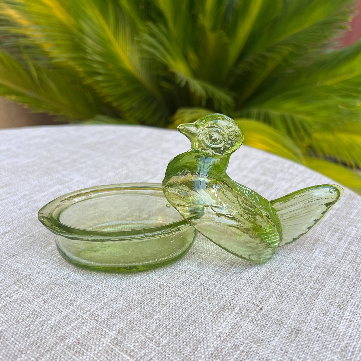 Nesting Hen Bowl - EUCALYPTUS | Hand Blown Glass