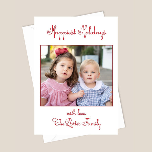 Happiest holiday red