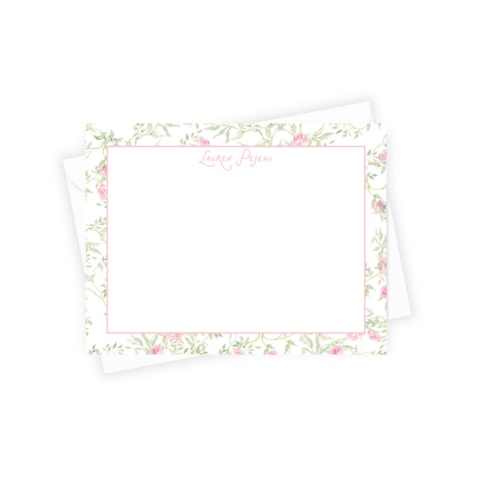 Floral border design on a white background