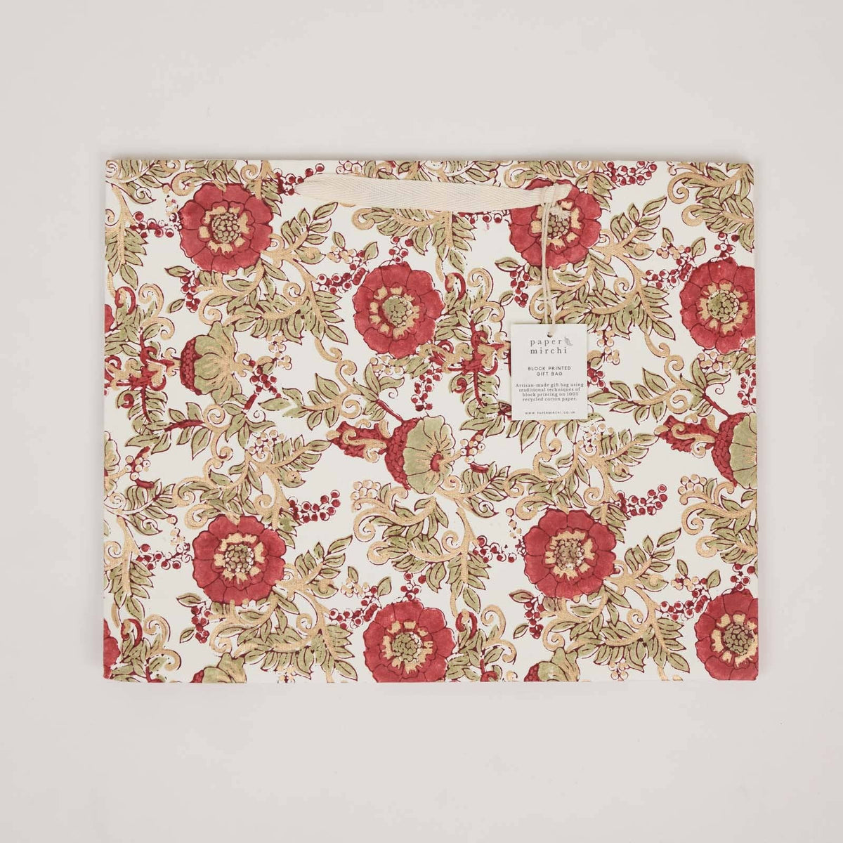Winter Red Gift Bags - Large