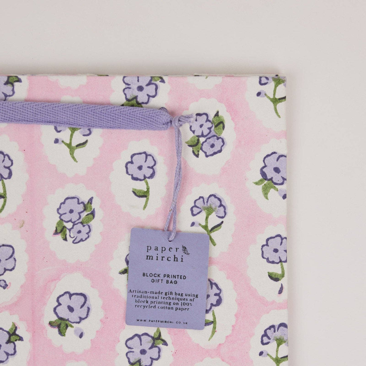 Violet Meringue Gift Bags - Medium