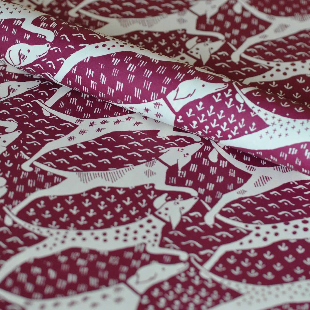 Cambridge Imprint - Patterned Paper Dogs Blackcurrant Squash