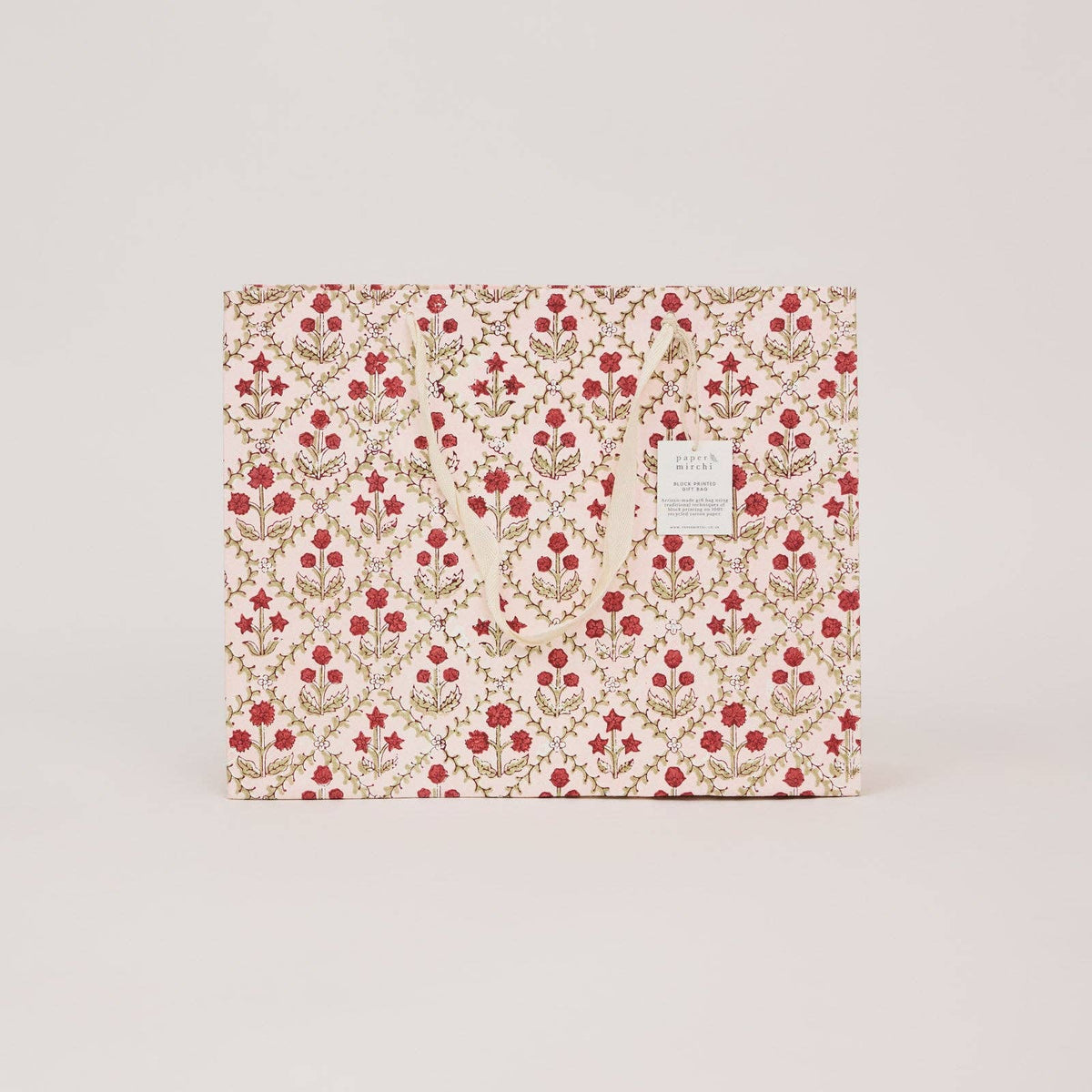 Winter Red Gift Bags - Large