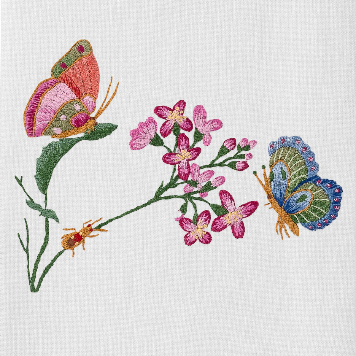 Butterflies & Flowers Towel