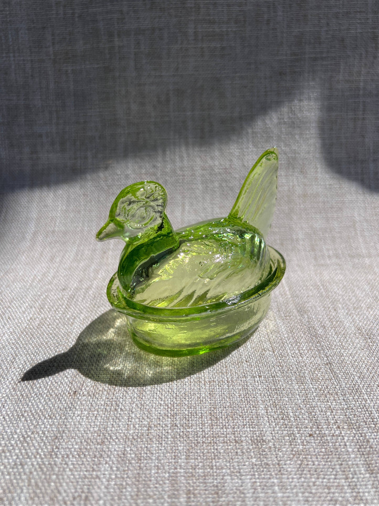Nesting Hen Bowl - EUCALYPTUS | Hand Blown Glass