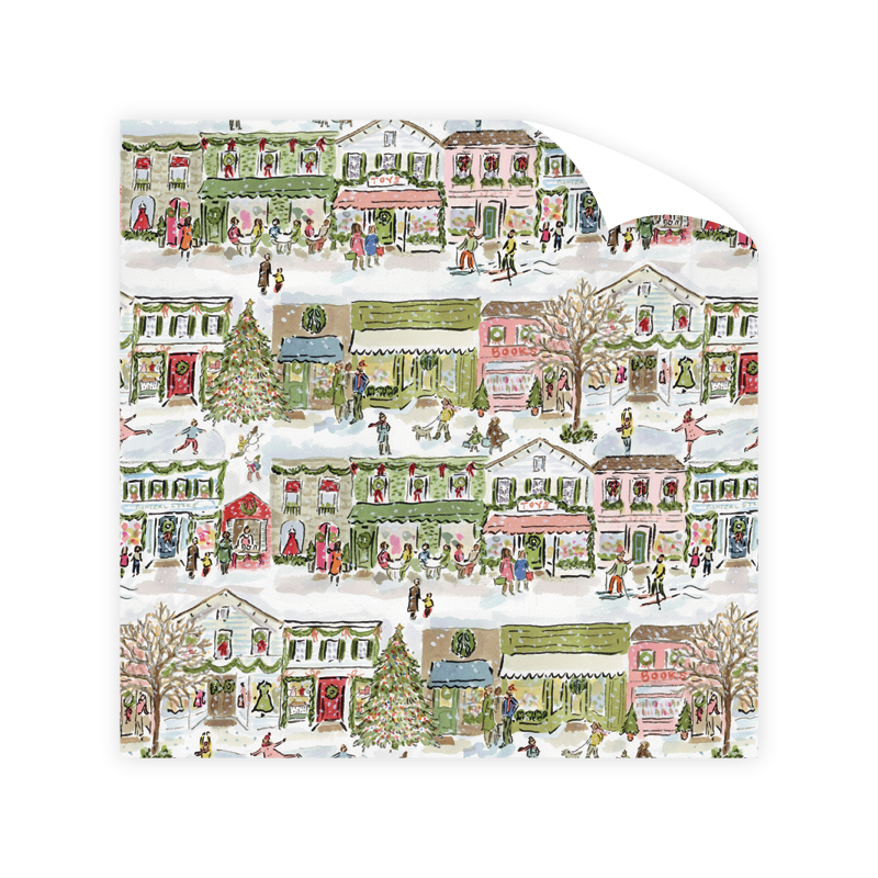 PREORDER Merry Main Street Wrapping Paper Roll