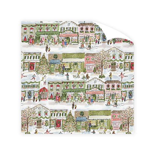 PREORDER Merry Main Street Wrapping Paper Roll