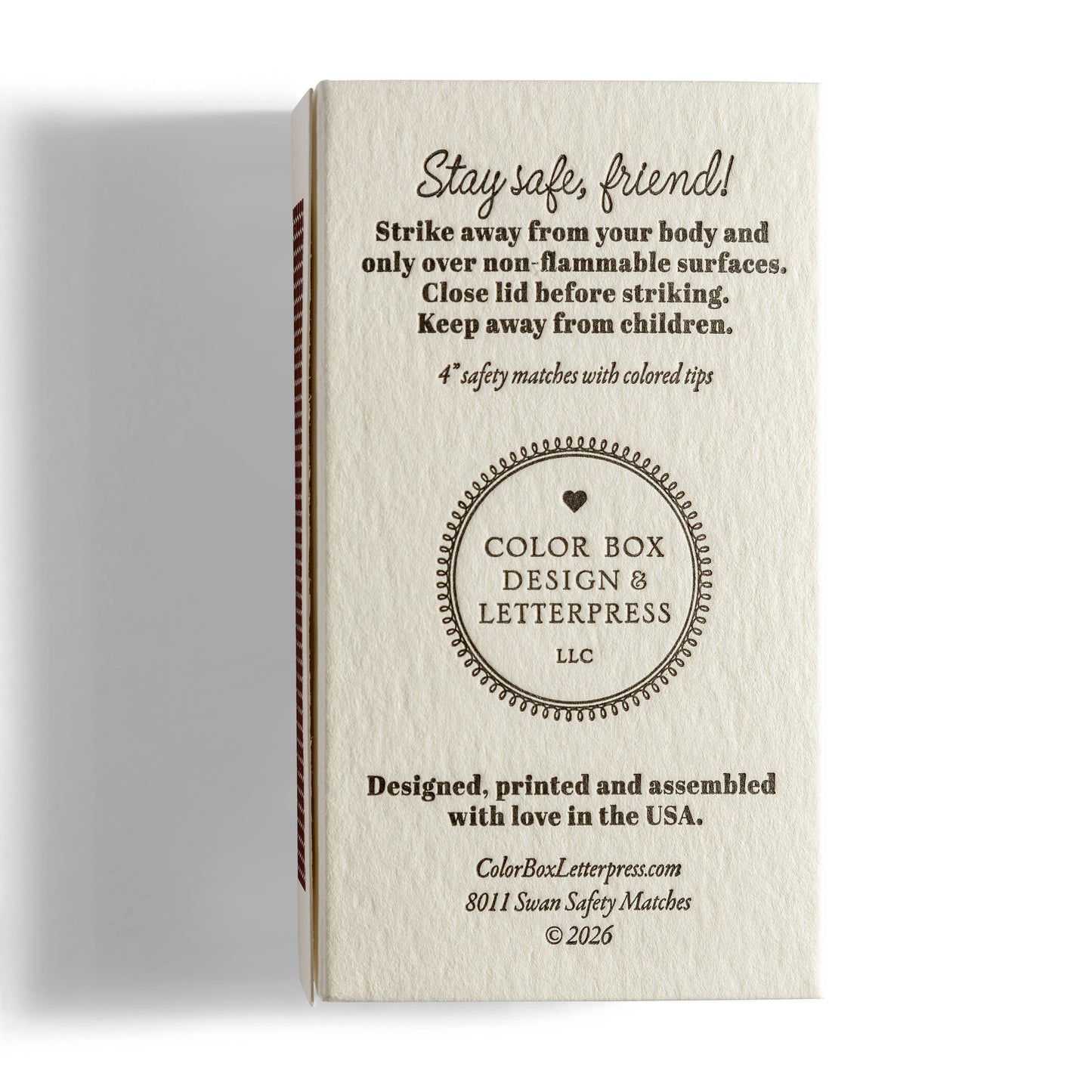 Swan | Fun & Fancy Safety Matches