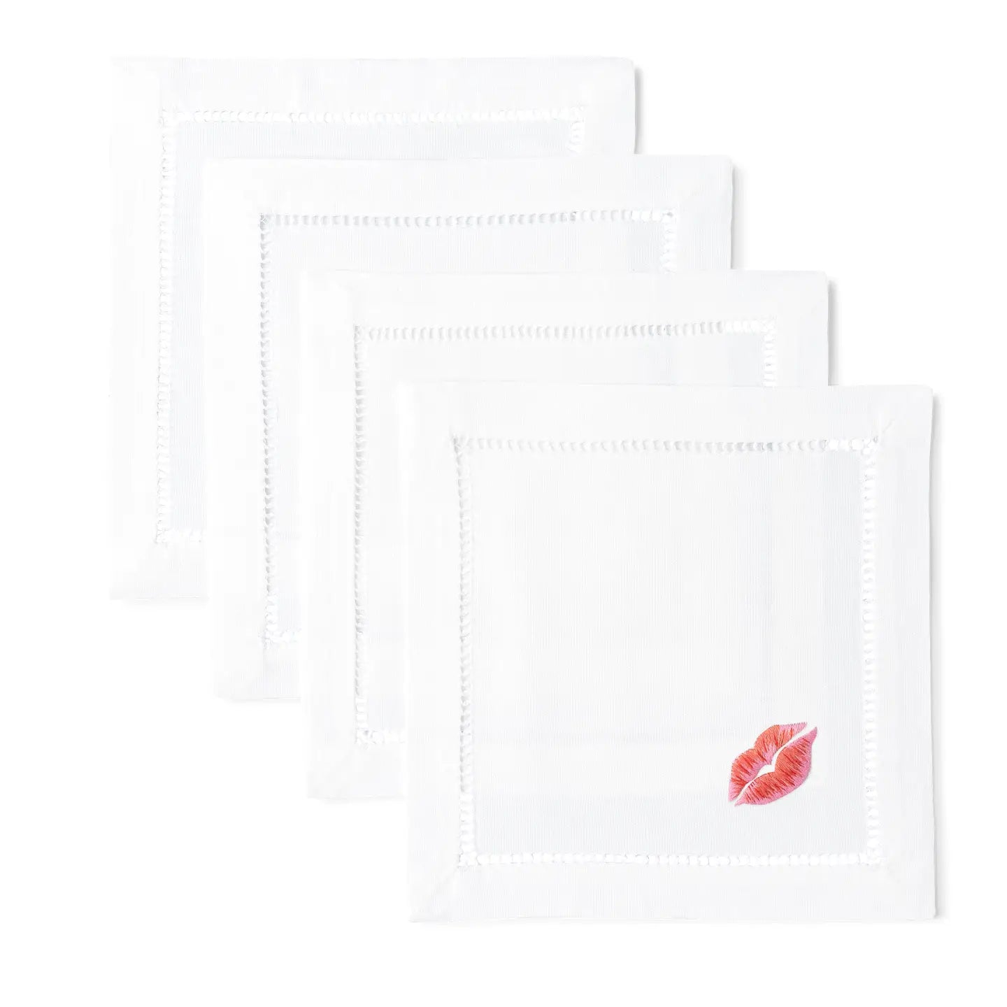 Kiss Cocktail Napkins Set of 4