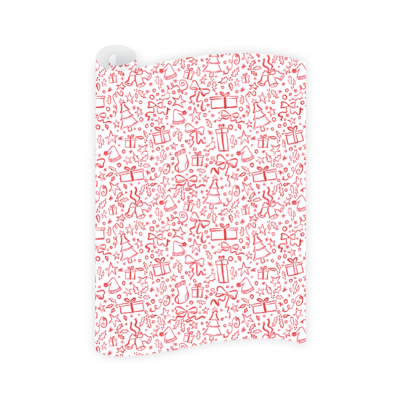 Christmas in Red Wrapping Paper *cannot ship*