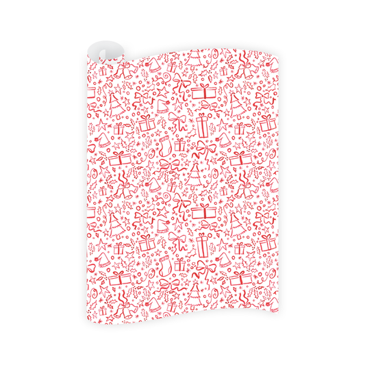 Christmas in Red Wrapping Paper *cannot ship*