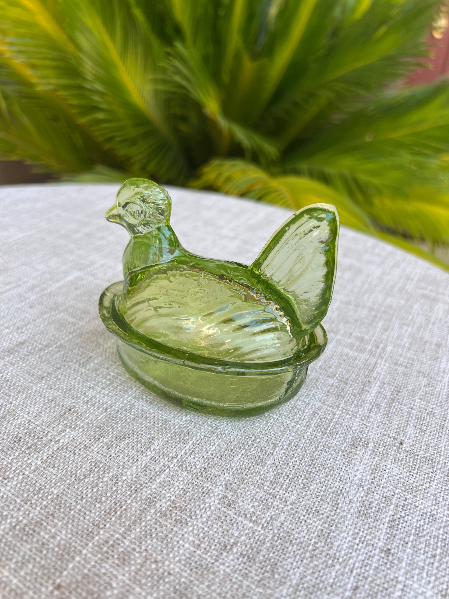 Nesting Hen Bowl - EUCALYPTUS | Hand Blown Glass