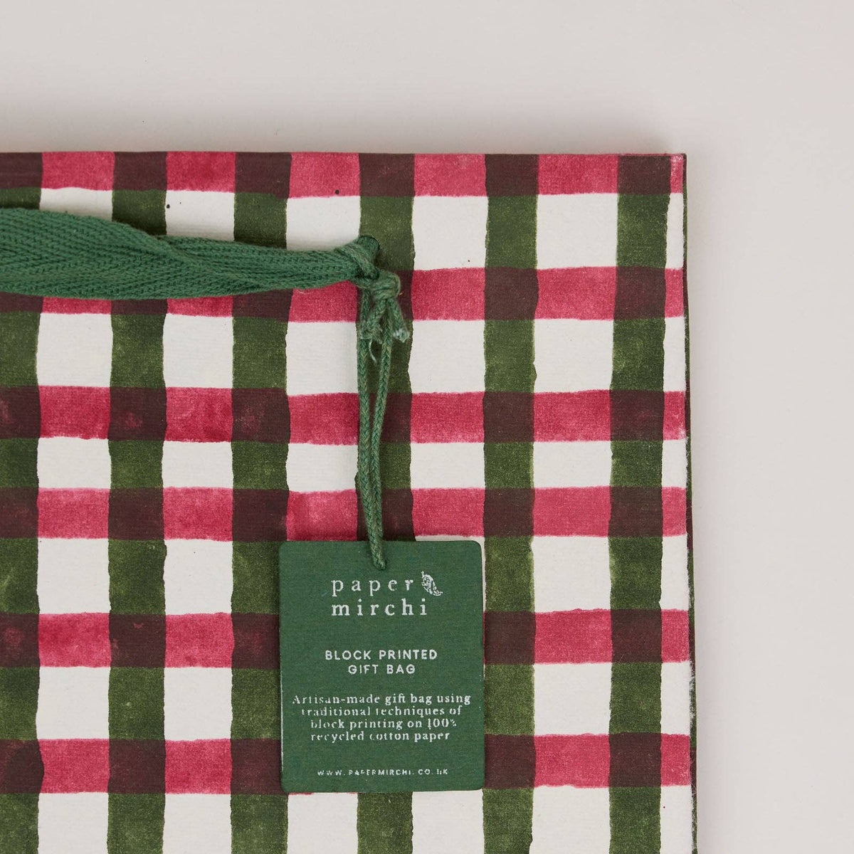 Holly Green Gift Bag