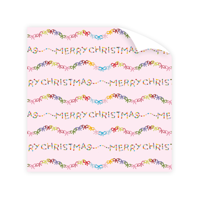 Pom Pom Party Wrapping Paper *Cannot ship*