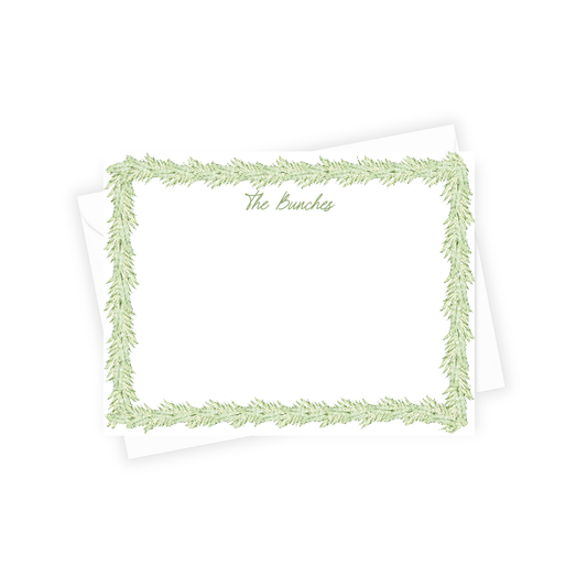 vine border stationery