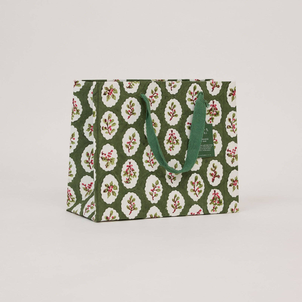 Holly Green Gift Bag