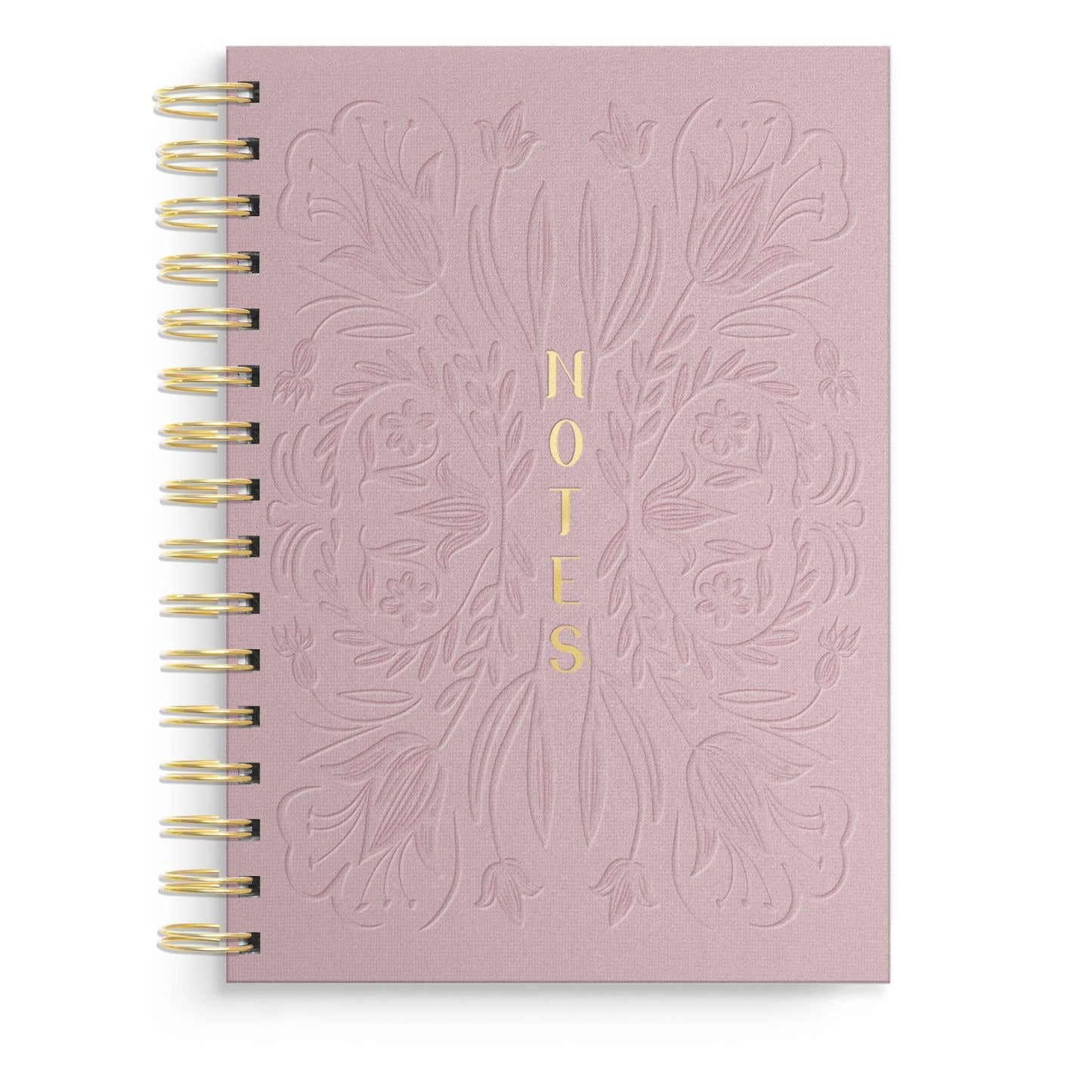 Tulip Blind Embossed Spiral Notebook
