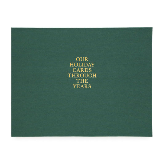 Evergreen Holiday Card Book