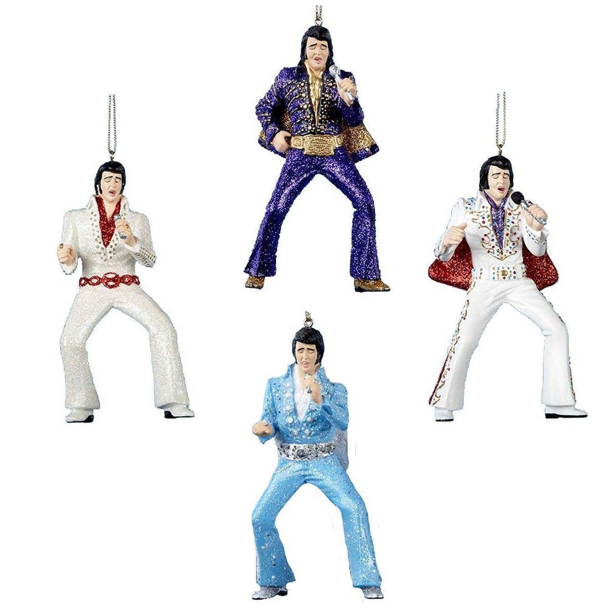 Blue Jumpsuit Elvis Ornamnet