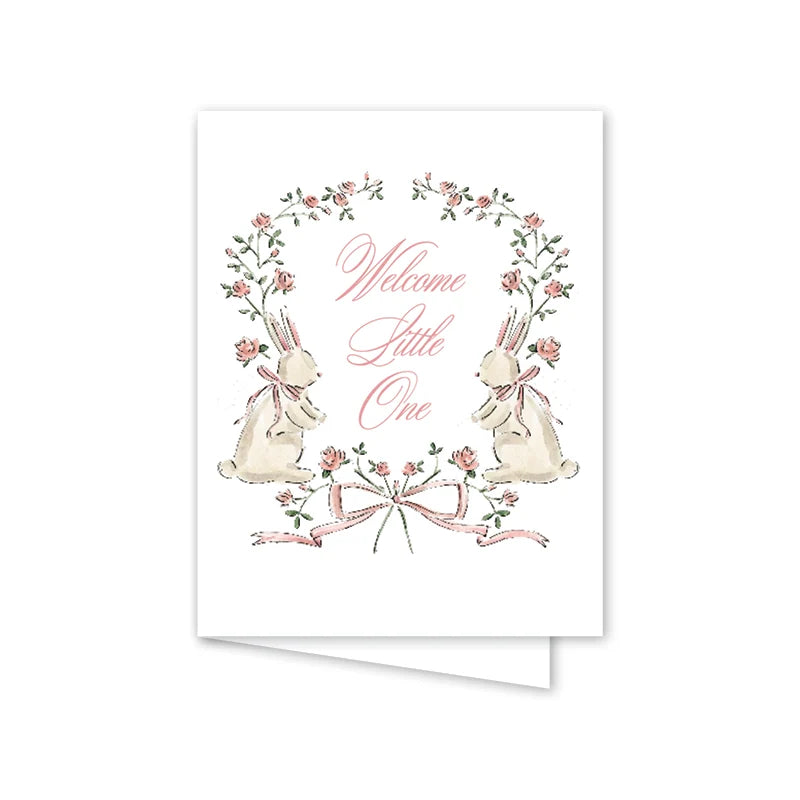 Bunnies Baby Card
