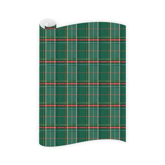 Equestrian Plaid Wrapping Paper Roll