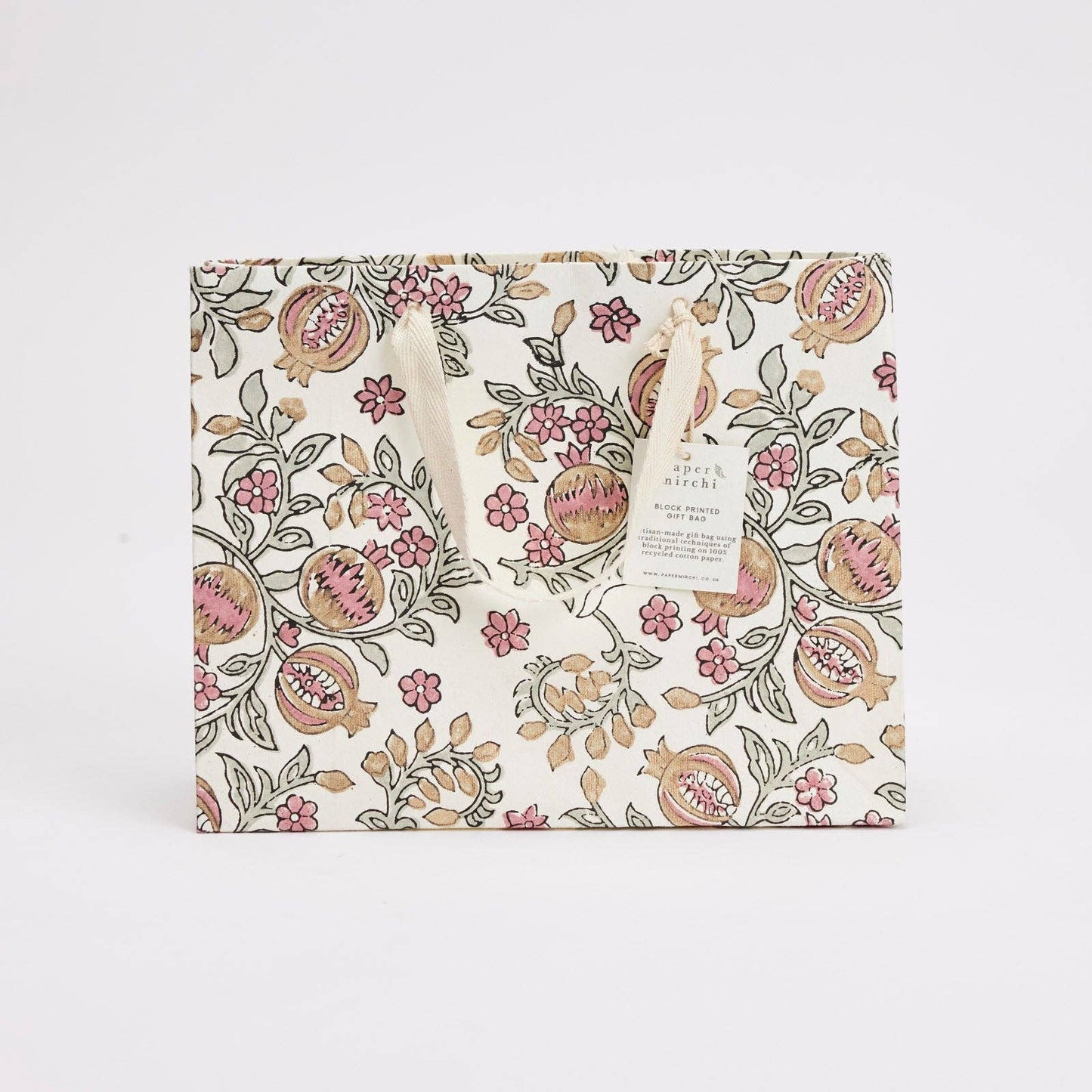 Printed Gift Bags (Medium) - Pink Earth