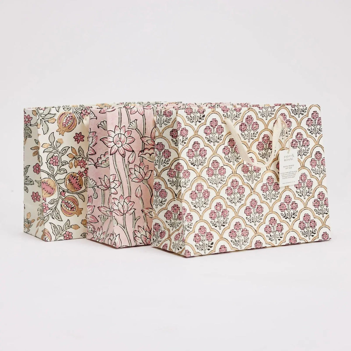 Pink Earth Gift Bags - Medium