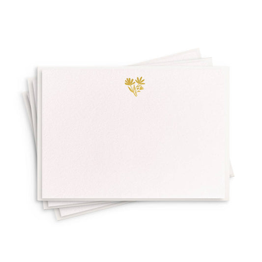 Dahlia Press - Floral Fancy Flat - Foil Box Set of 8 Stationery