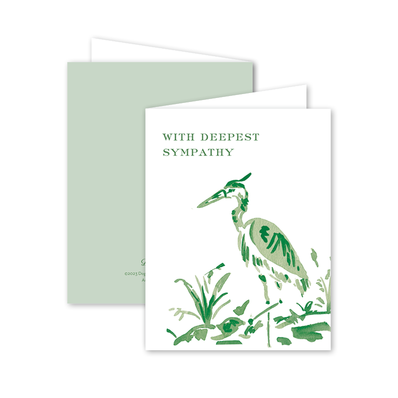 Dogwood Hill - Heron Green Sympathy