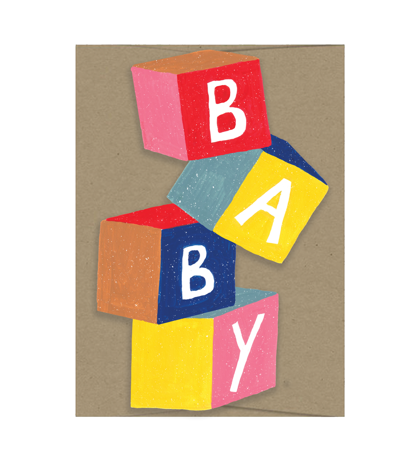 Isatopia - Baby Cubes - Die Cut Card