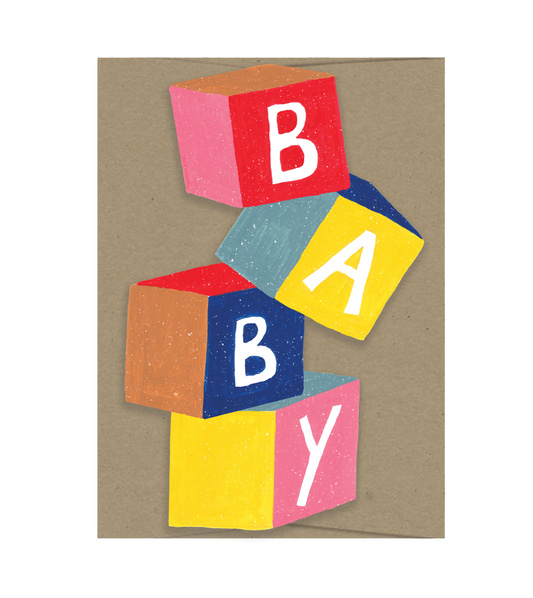 Isatopia - Baby Cubes - Die Cut Card