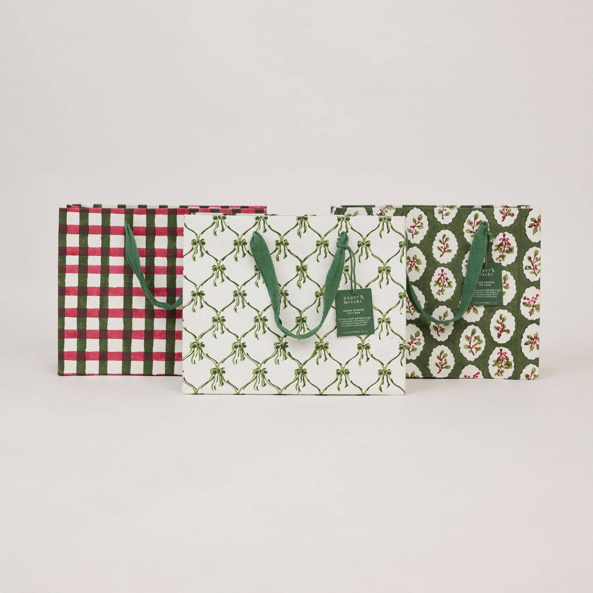 Holly Green Gift Bag