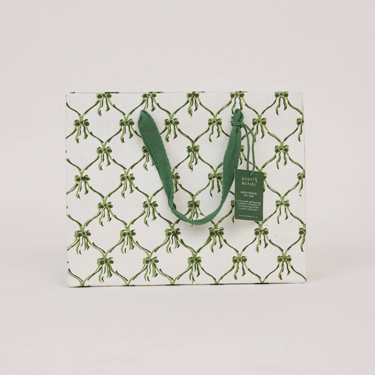 Holly Green Gift Bag