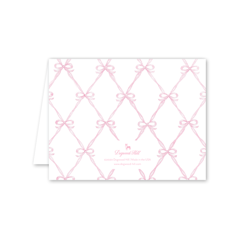 Rattle and Bow Pink