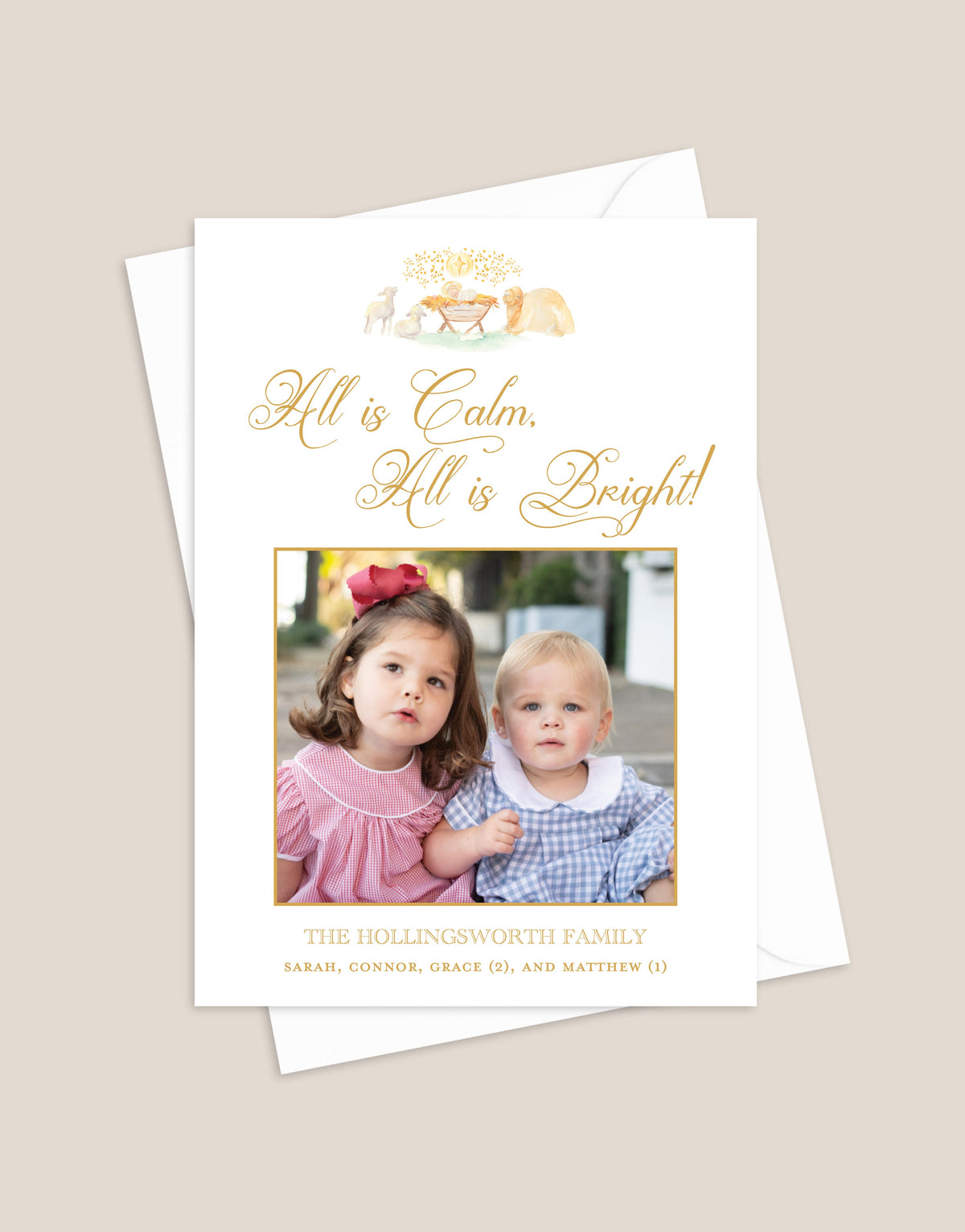 All is Bright Holiday Card