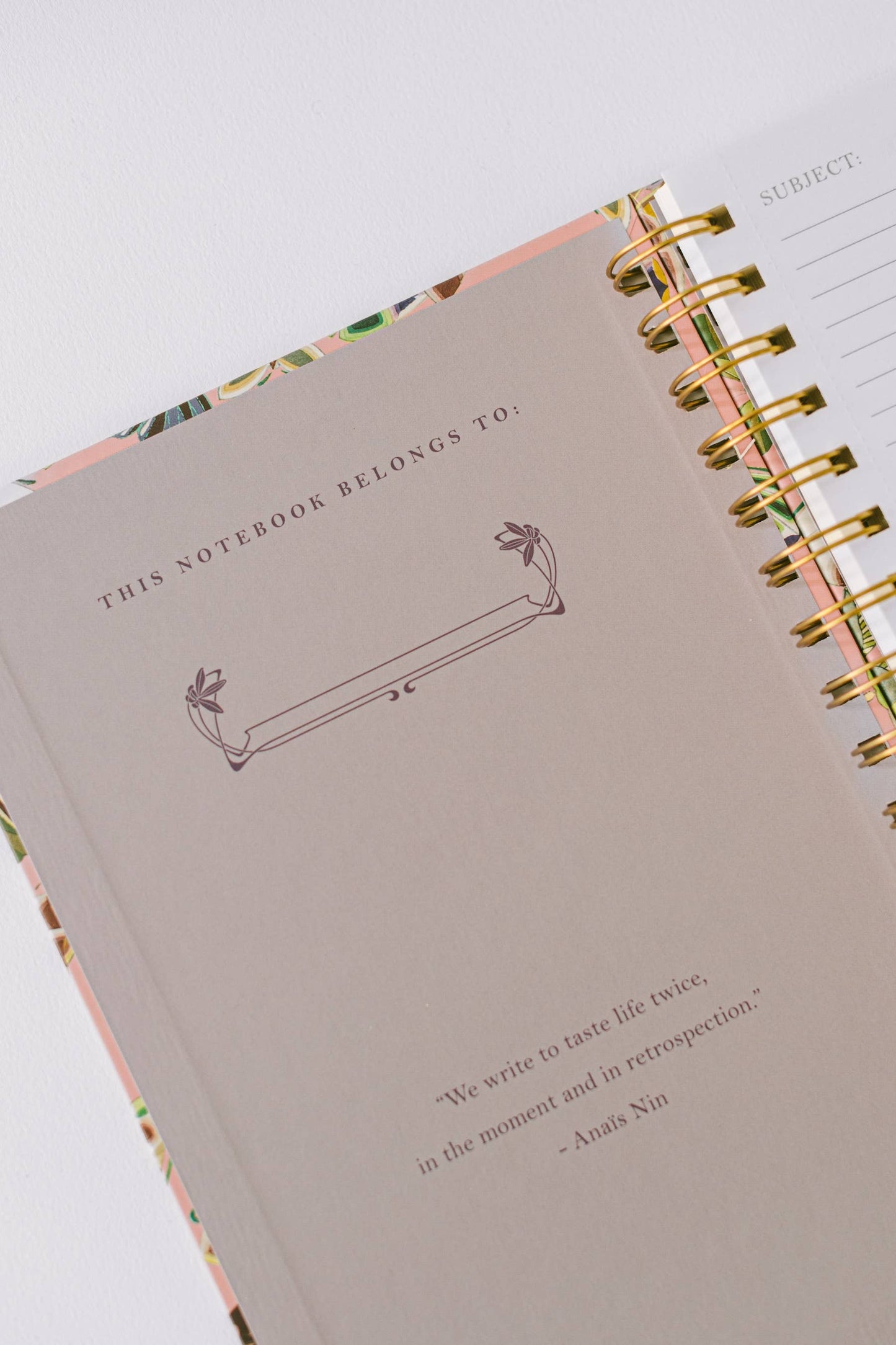 Good Juju Ink - Butterfly Reflections Spiral Notebook