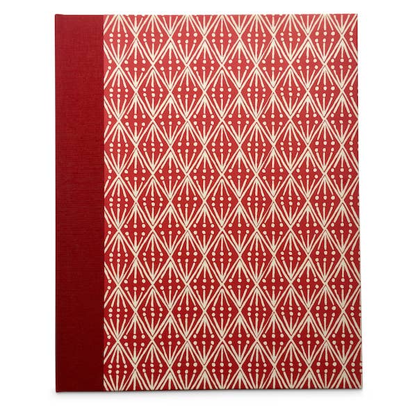 Selvedge Red Madder Very Large Hardback Notebook