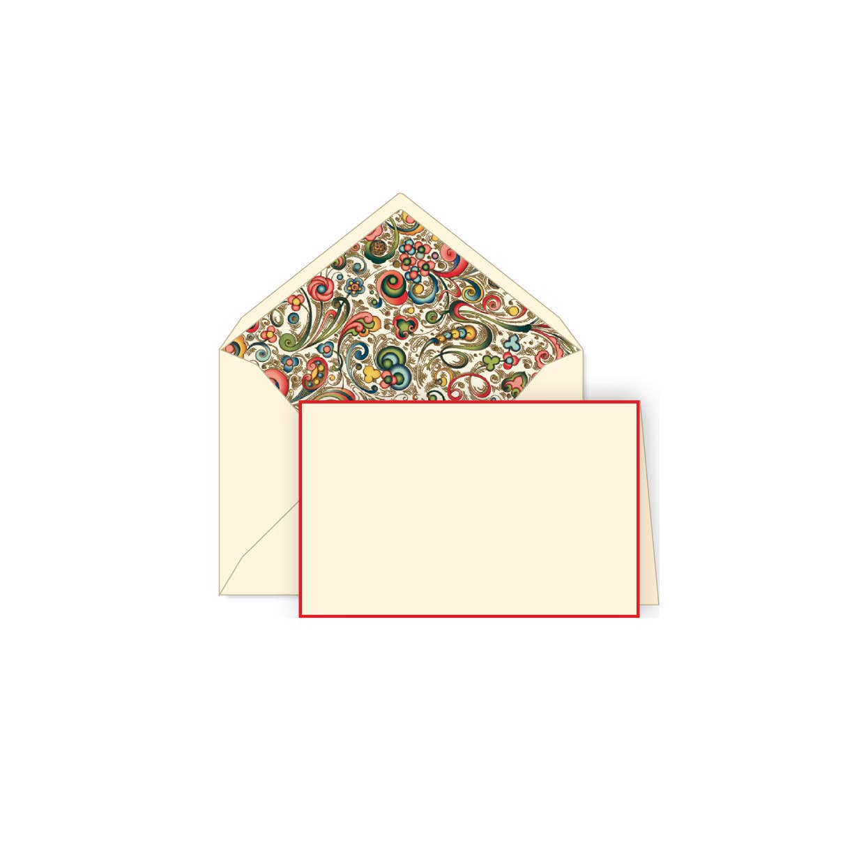 Rossi 1931 100% Cotton Bordered Folded Cards Letter Set