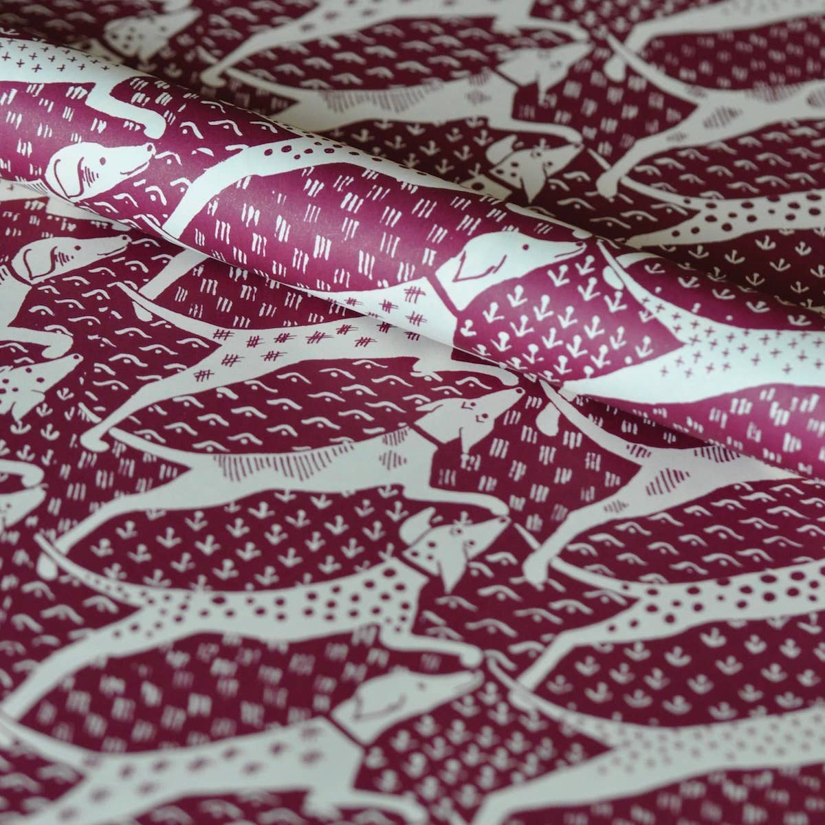 Cambridge Imprint - Patterned Paper Dogs Blackcurrant Squash