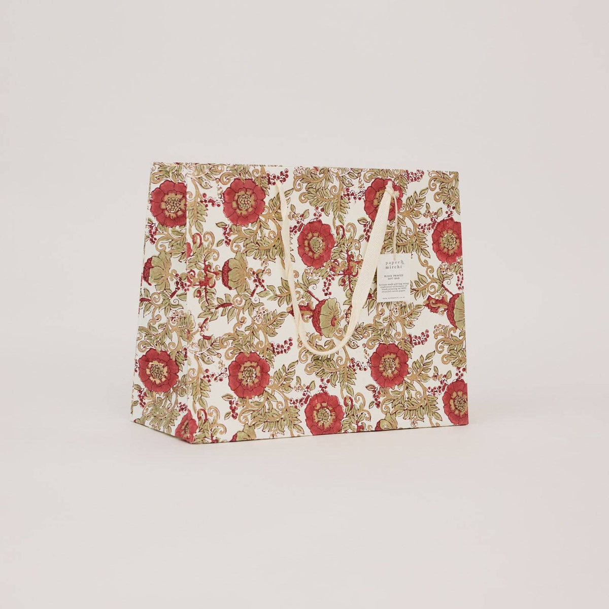 Winter Red Gift Bags - Large