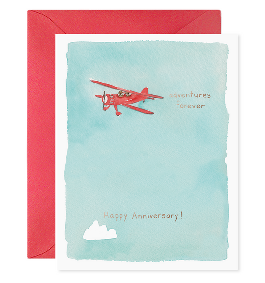 Adventure Anniversary Greeting Card.